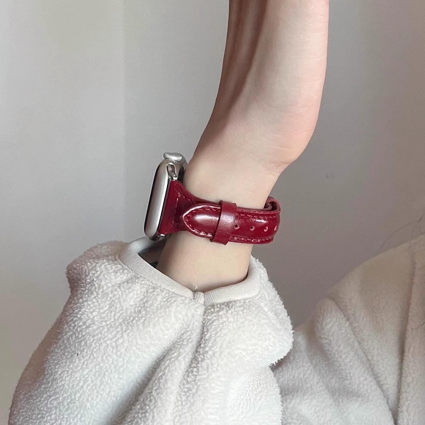 アップルウォッチバンド 艶やか本革ベルト