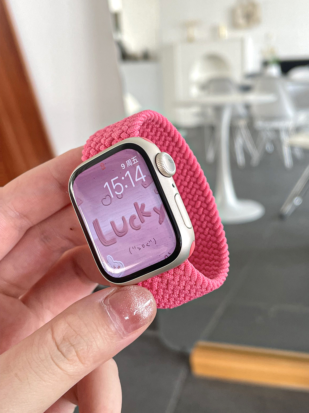 アップルウォッチバンド 伸縮性編み込みナイロンループバンド