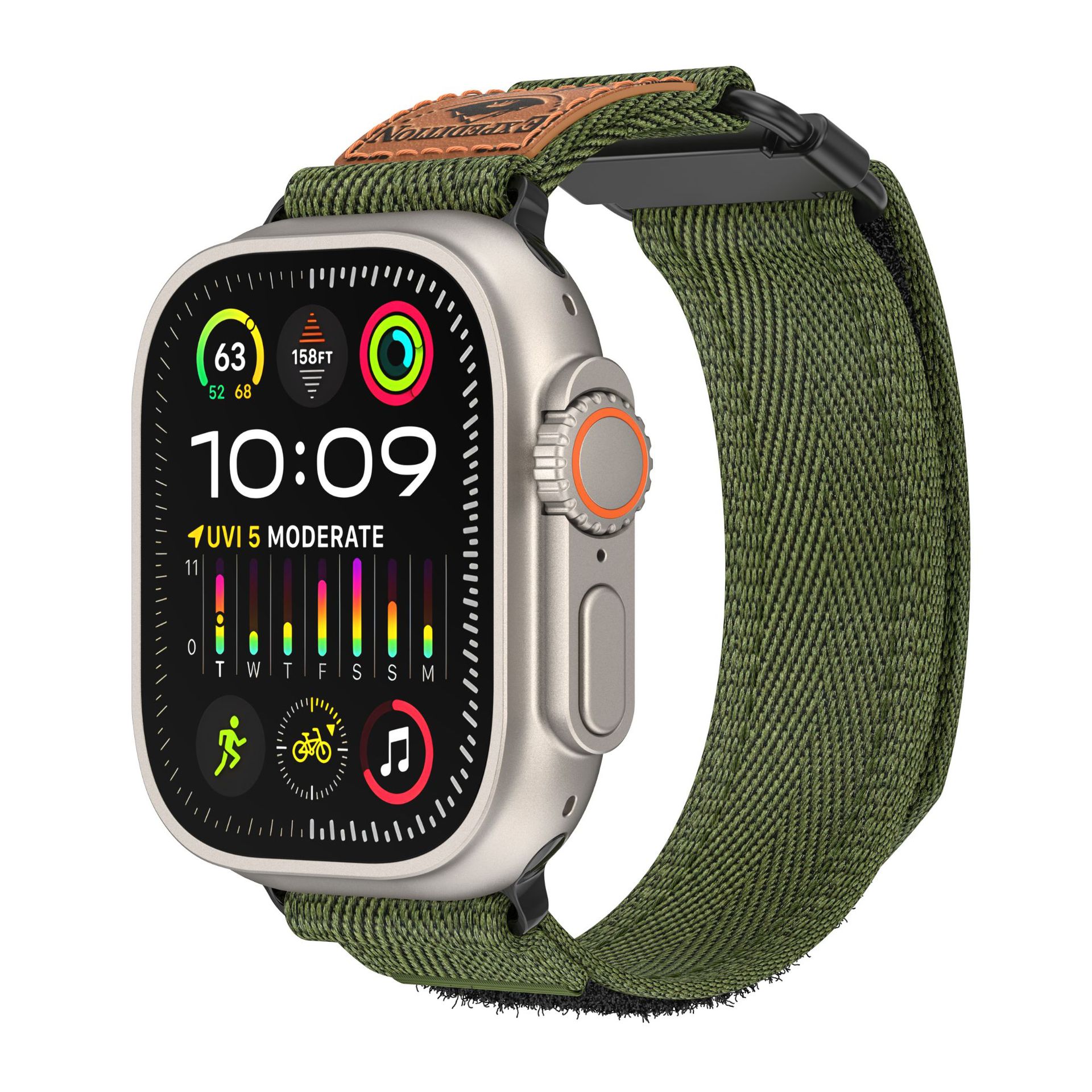 アップルウォッチバンド レザー切替ナイロンベルト 時計バンド マジックテープ式