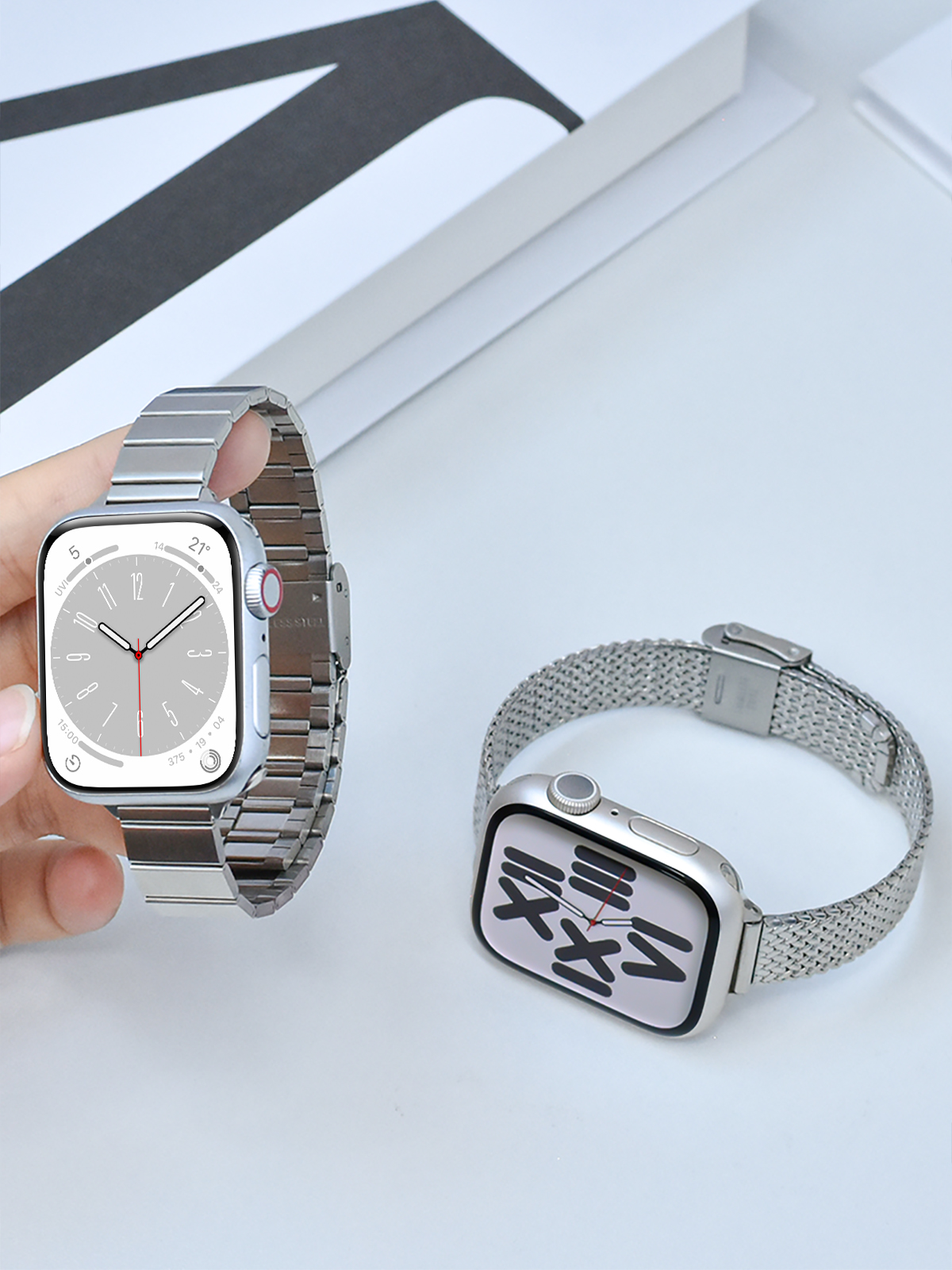 アップルウォッチバンド 高級感溢れるステンレスバンド
