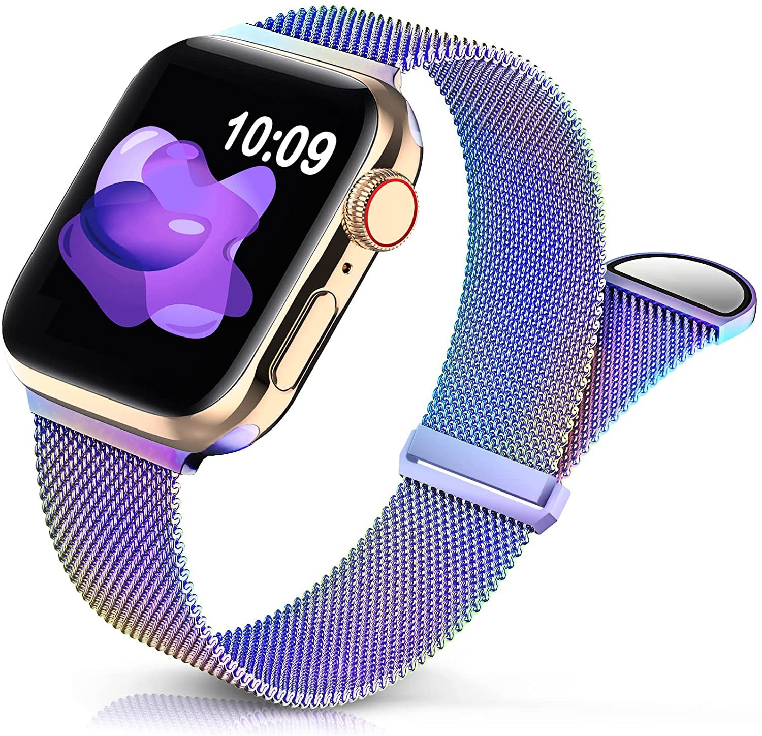 アップルウォッチバンド ステンレス製磁石式交換バンド 全機種対応