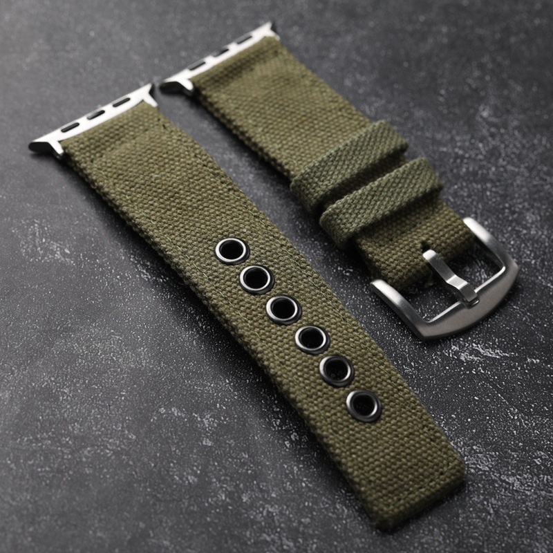 アップルウォッチバンド ミリタリー風ナイロンベルト交換バンド
