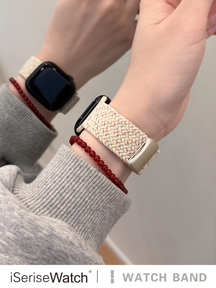アップルウォッチバンド メッシュ編み込みベルト