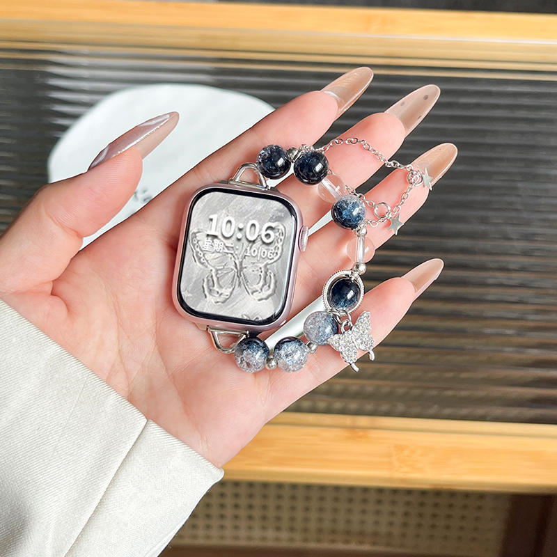 アップルウォッチバンド 宝石のきらめき セラミックバンド