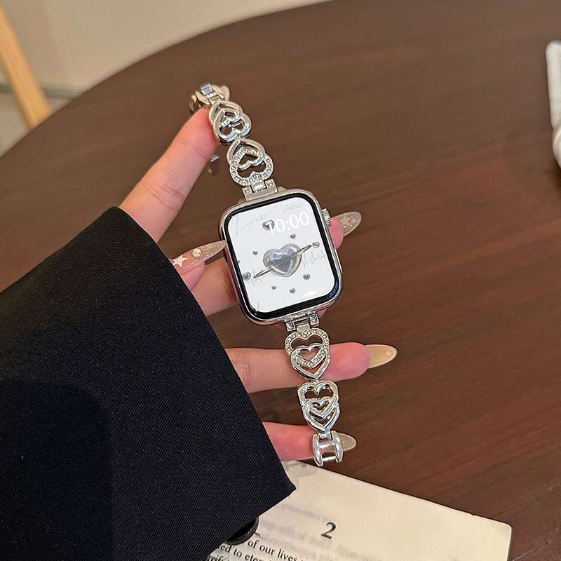 アップルウォッチバンド ハートチェーン