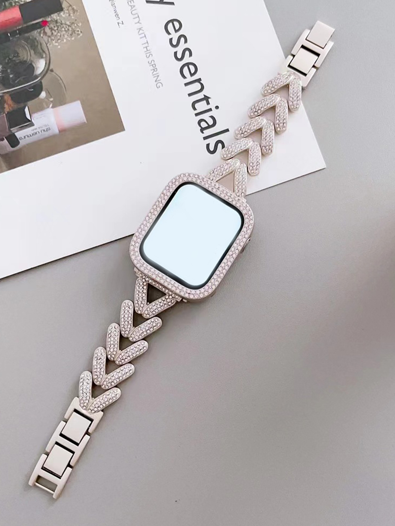 アップルウォッチバンド ステンレス チェーン ベルト 時計 交換 ストラップ