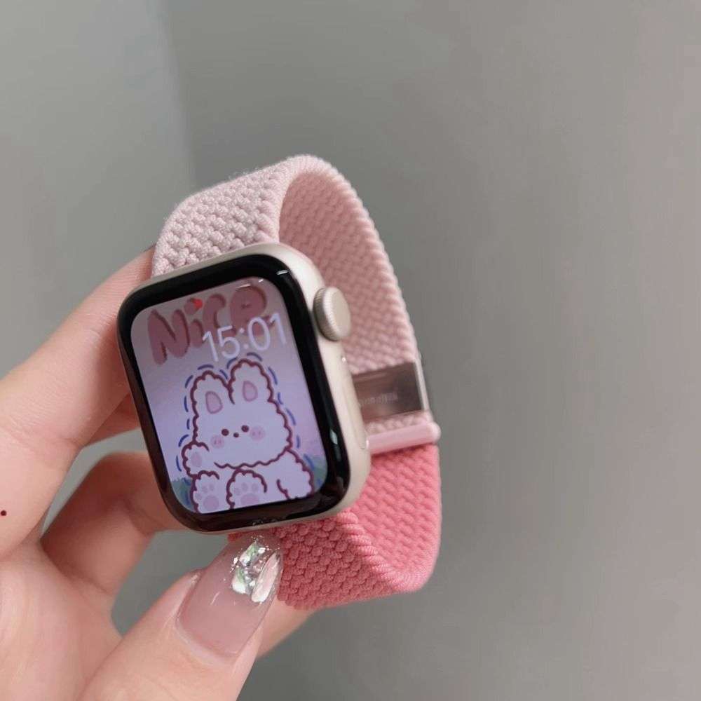 アップルウォッチバンド ふわもこニットブレイドApple Watchバンド