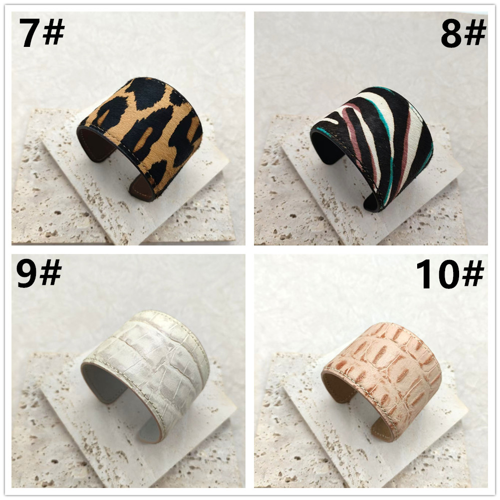 本革編み込み風バングル腕輪レディース