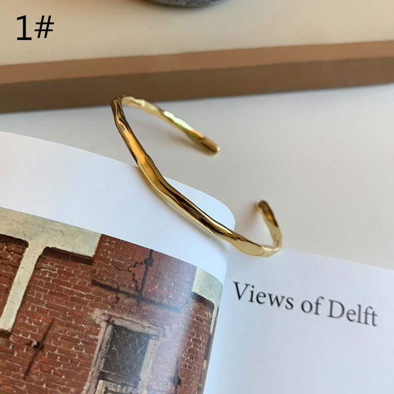 韓国風 上品 シンプル バングル 女性用 おしゃれ 大人可愛い