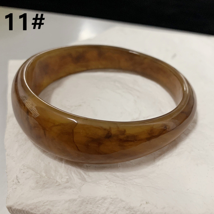 天然石風アクリルバングル レディース腕飾り