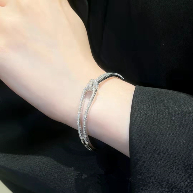 輝石装飾バングル 調節可能 個性的デザイン腕飾り シルバー