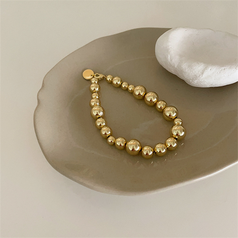 シルバーボール バングル 上品な腕輪 レディース アクセサリー