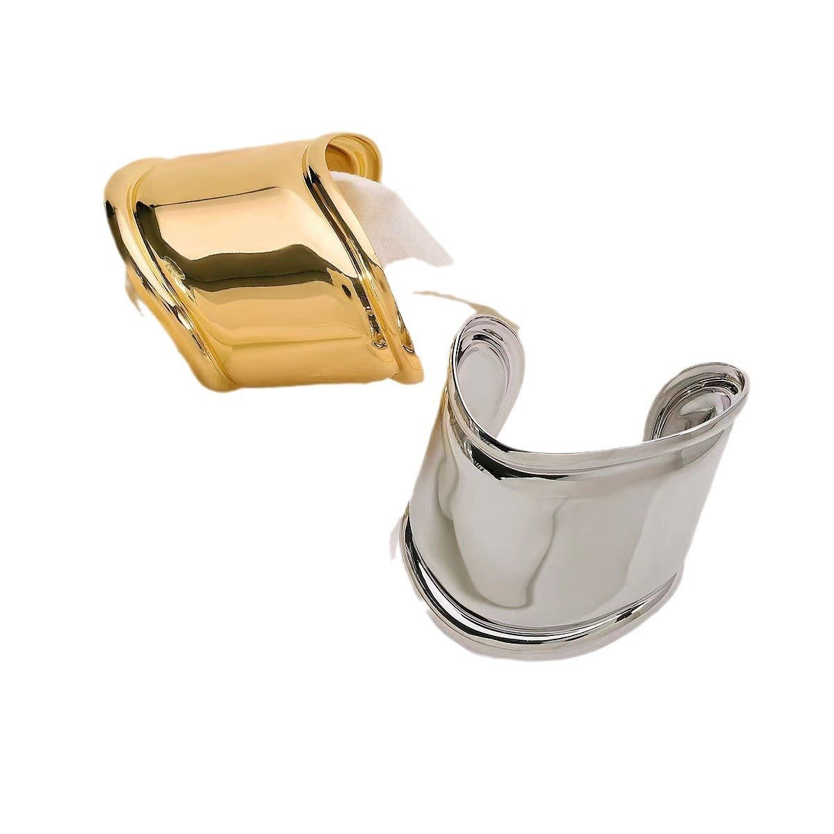 プチプラ レトロ上品 金属バングル ステンレス