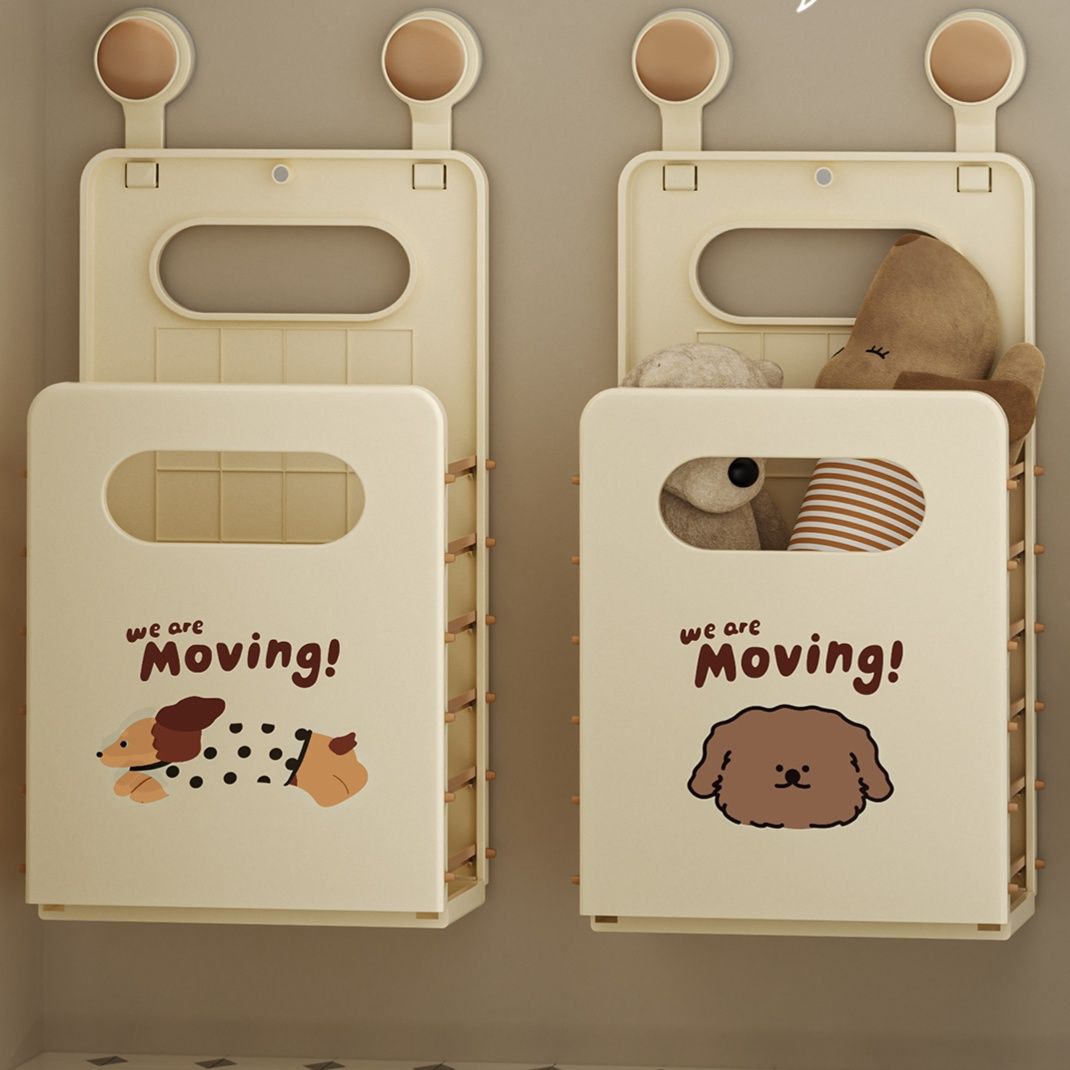 コンパクト収納折りたたみランドリーバスケット