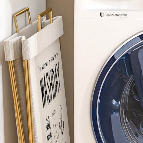 おしゃれ折りたたみランドリーバスケット