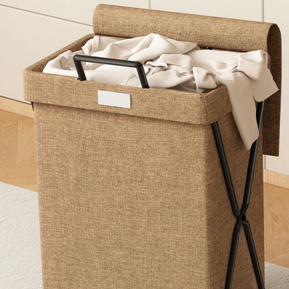 スタイリッシュ収納 折りたたみランドリーバスケット