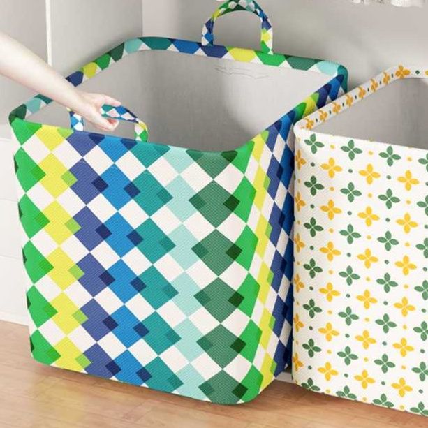 折りたたみ収納ランドリーバスケット