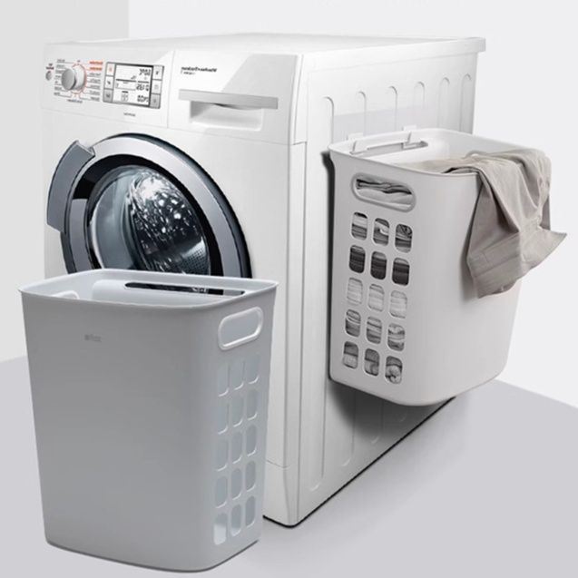 シンプル機能的ランドリーバスケット