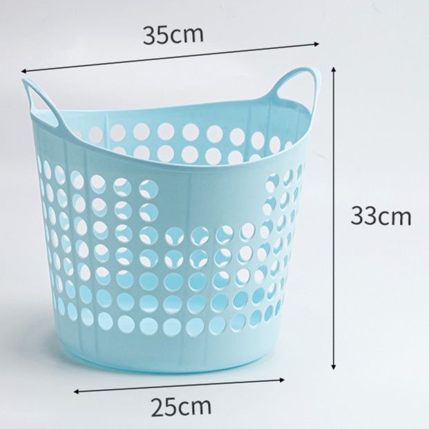 通気性抜群 収納ランドリーバスケット