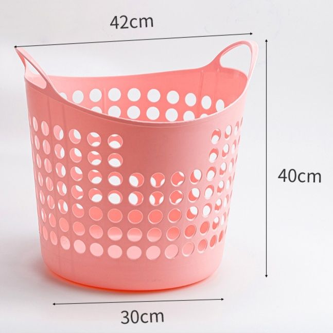 通気性抜群 収納ランドリーバスケット