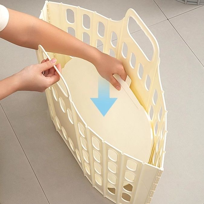 折りたたみ式通気ランドリーバスケット