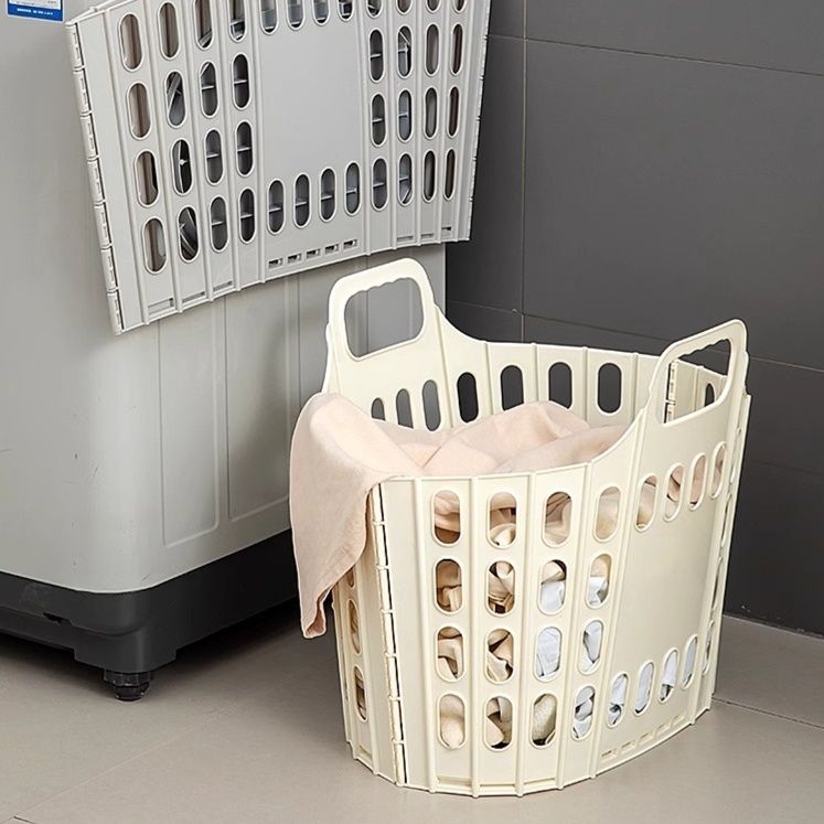 折りたたみ式通気ランドリーバスケット
