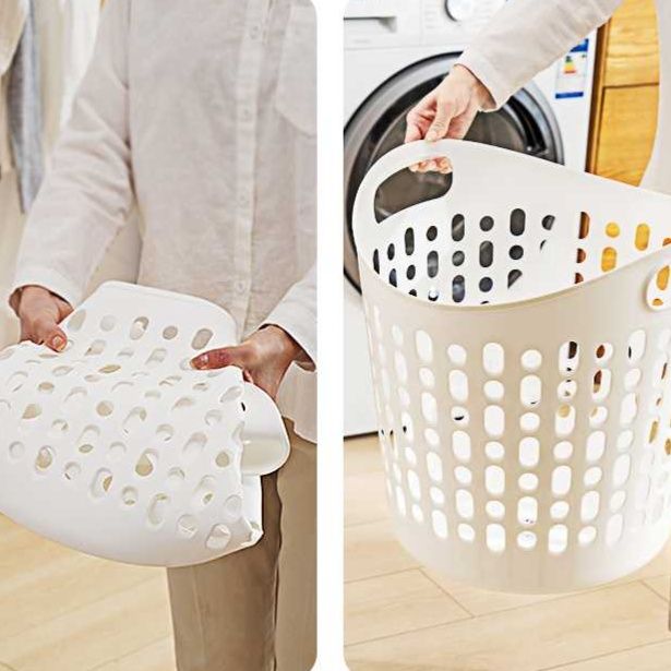 やわらか変形ランドリーバスケット