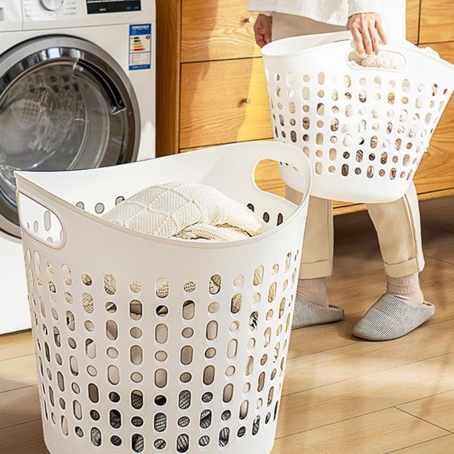 やわらか変形ランドリーバスケット