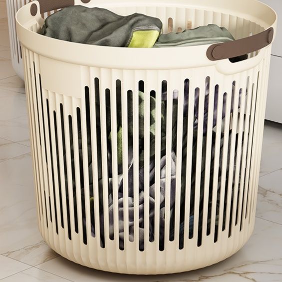 ランドリーバスケット 縦型スリット収納かご