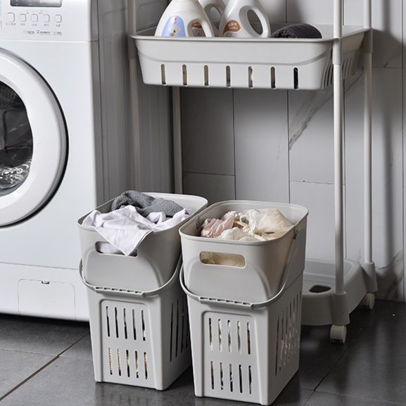 ランドリーバスケット 多機能ランドリーワゴン 収納ラック
