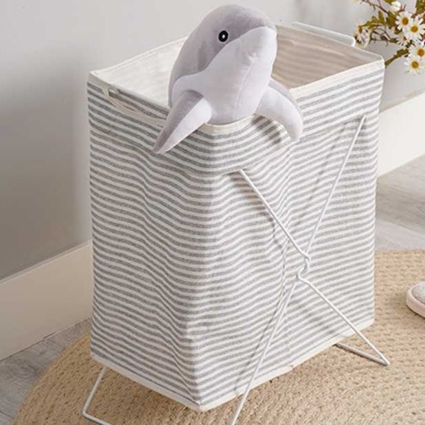 ランドリーバスケット 折りたたみ収納洗濯かご