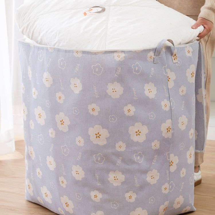 ランドリーバスケット 花柄収納ボックス 整理整頓