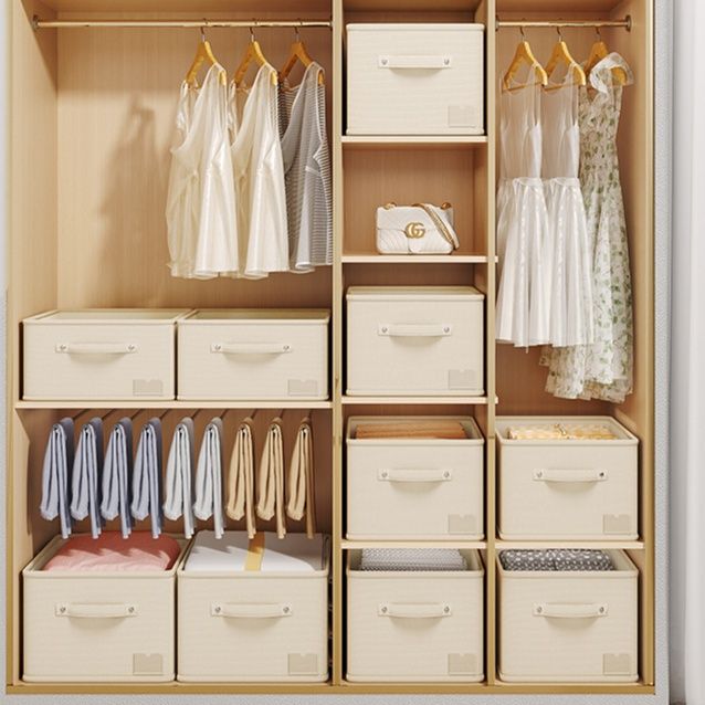 ランドリーバスケット 仕切り付き収納ボックス 整理整頓