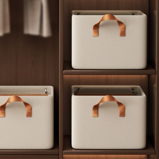 ランドリーバスケット 整理上手な仕切り付き収納バスケット