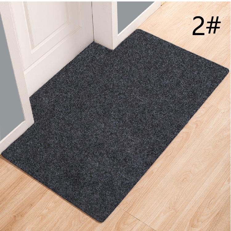 無地吸水マット滑り止め付き丸洗い可能玄関バスマット