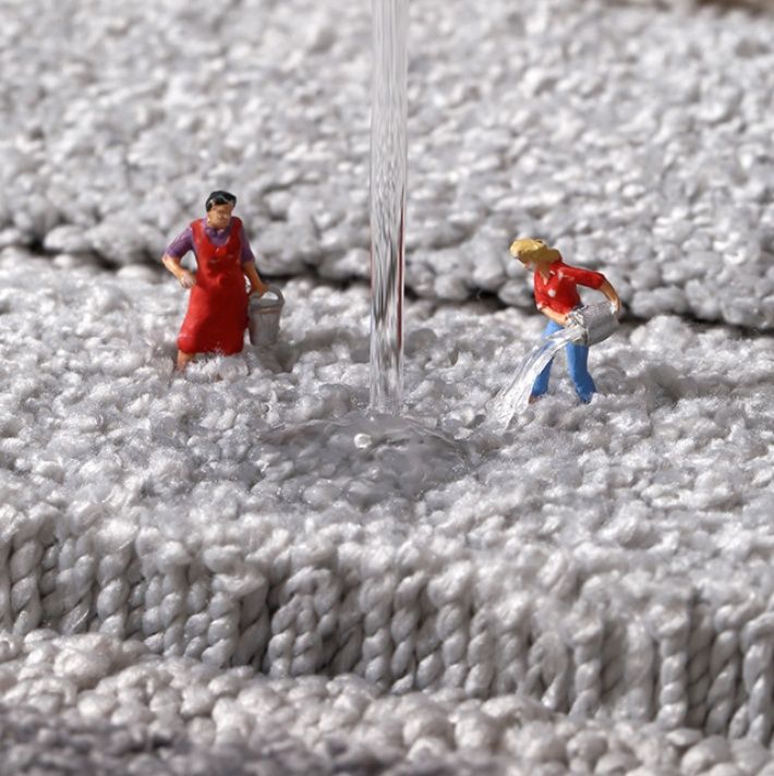 バスマット ふわふわ極上吸水ボーダー柄足拭きマット