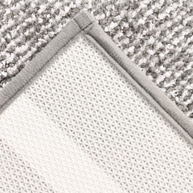 縞模様ふわふわタオル地バスマット