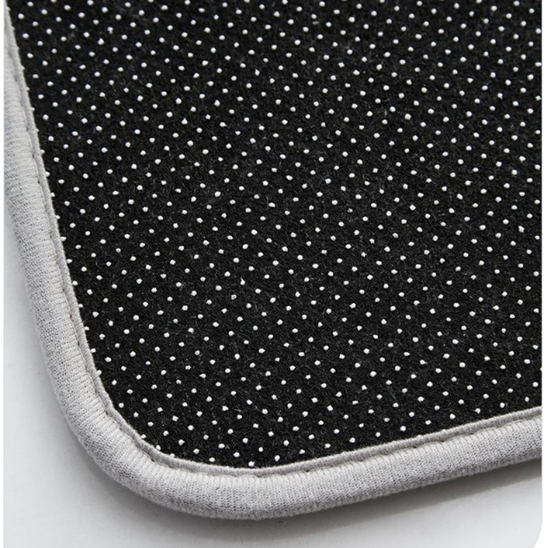 バスマット 立体ストライプ柄　タオル地