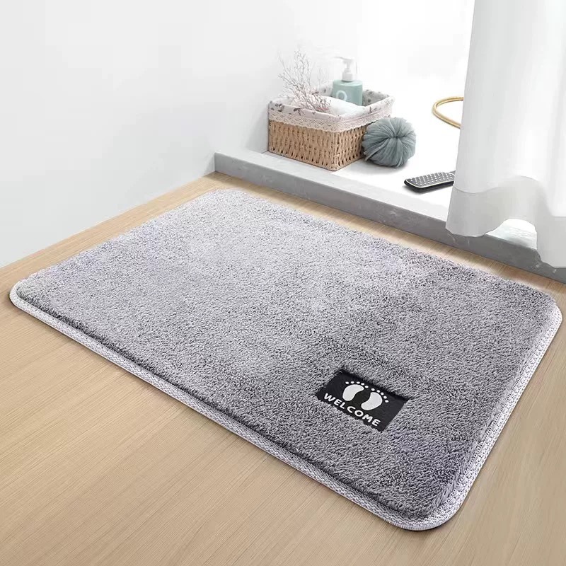 バスマット もこもこ極上ふわり吸水マット