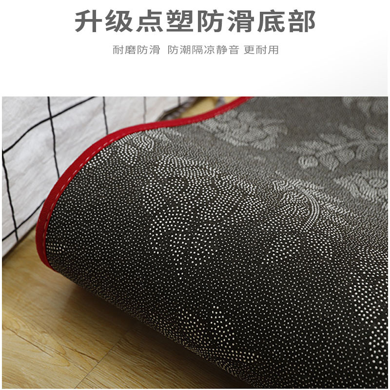 ふわふわ吸水タオル地滑り止めバスマット