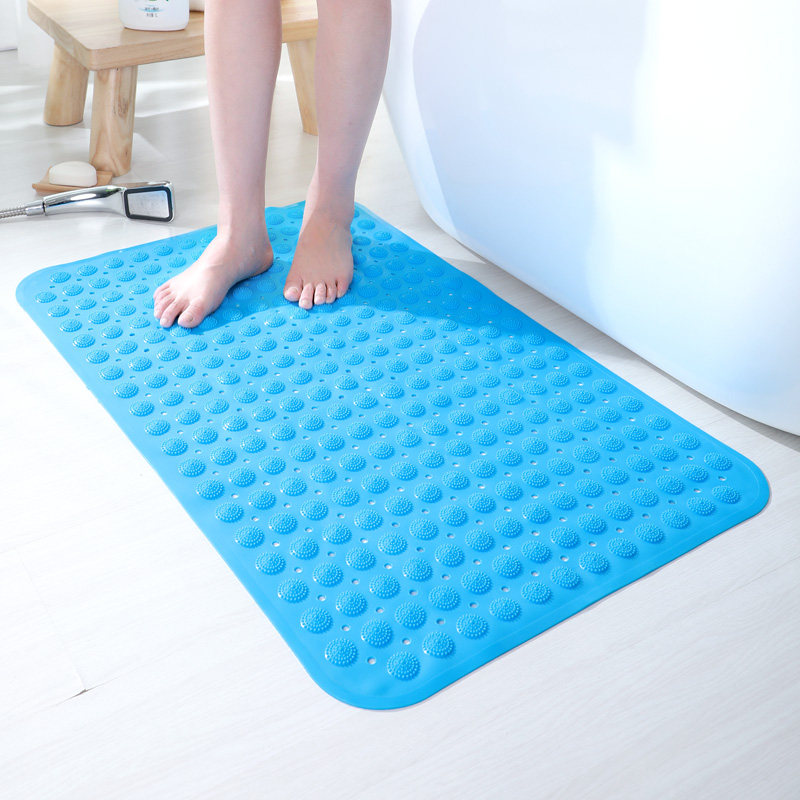 バスマット 足裏マッサージ機能付き吸盤式滑り止めバスマット