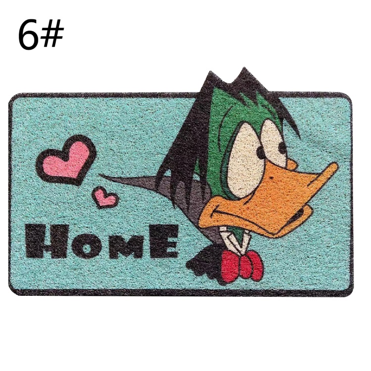 動物柄玄関マット吸水バスマット滑り止め付き丸洗い可能