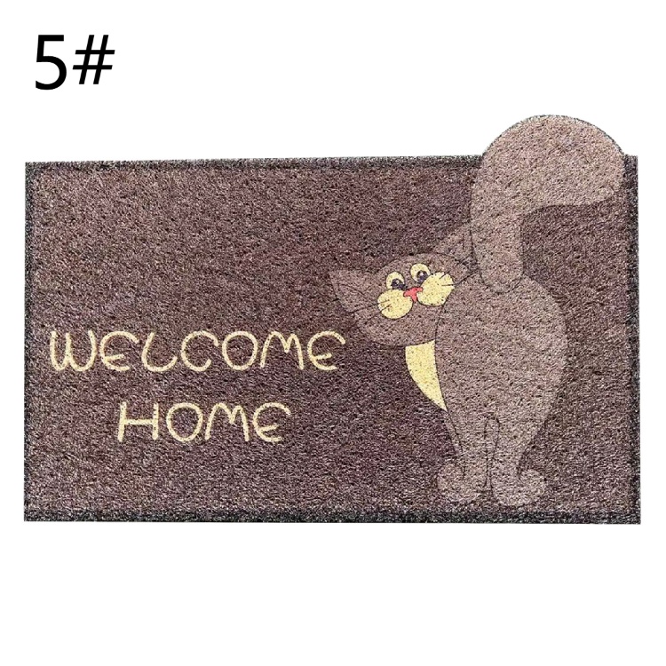動物柄玄関マット吸水バスマット滑り止め付き丸洗い可能