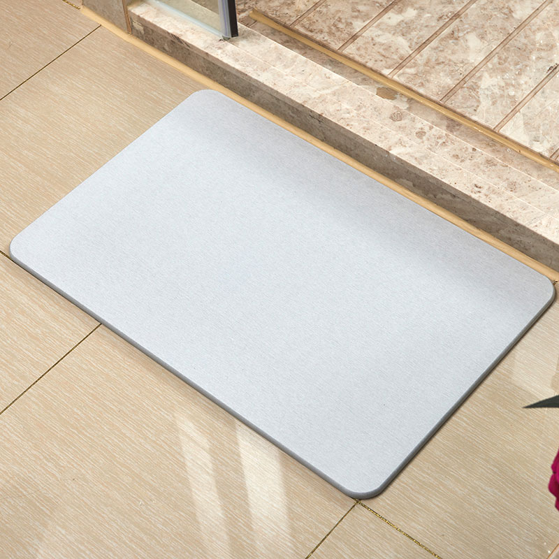 バスマット 珪藻土バスマット 速乾吸水 角丸シンプルデザイン