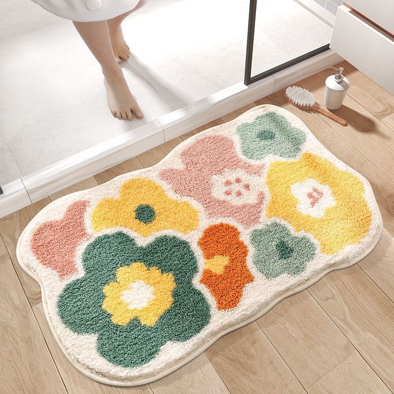 花咲くやさしさ ふんわりバスマット