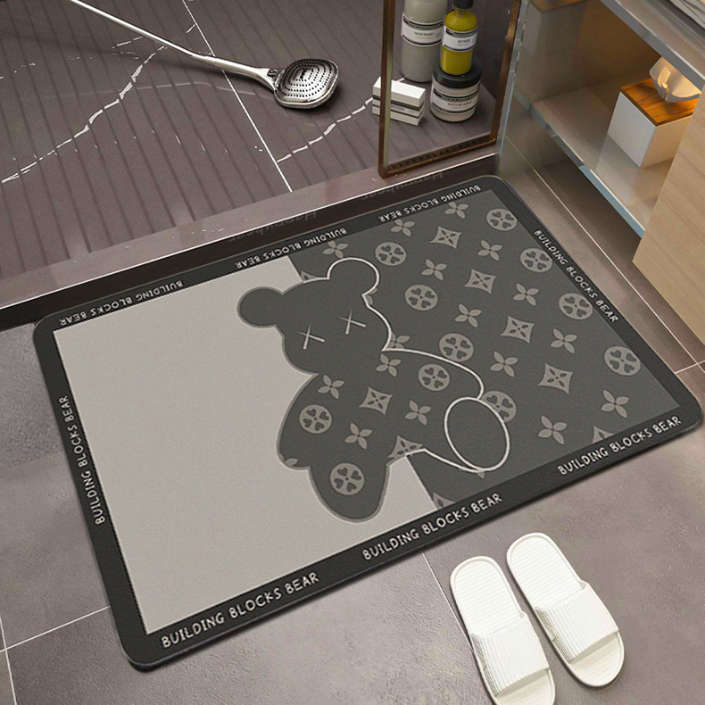 バスマット キャラクター珪藻土バスマット