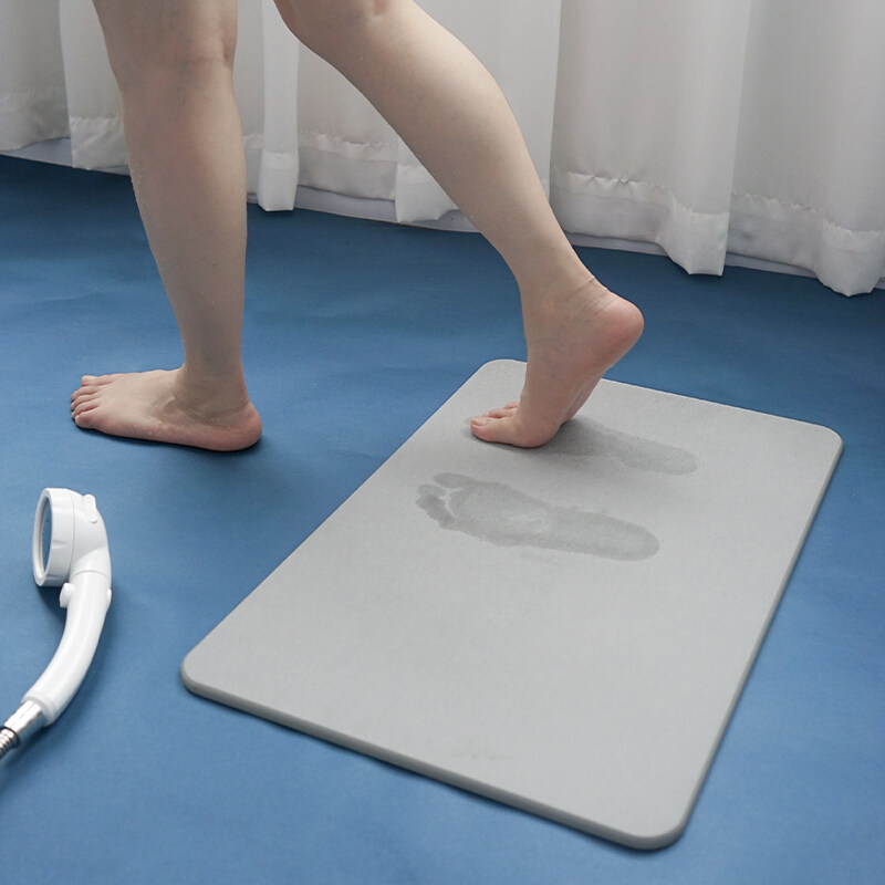 バスマット 瞬間吸水珪藻土バスマット速乾タイプ