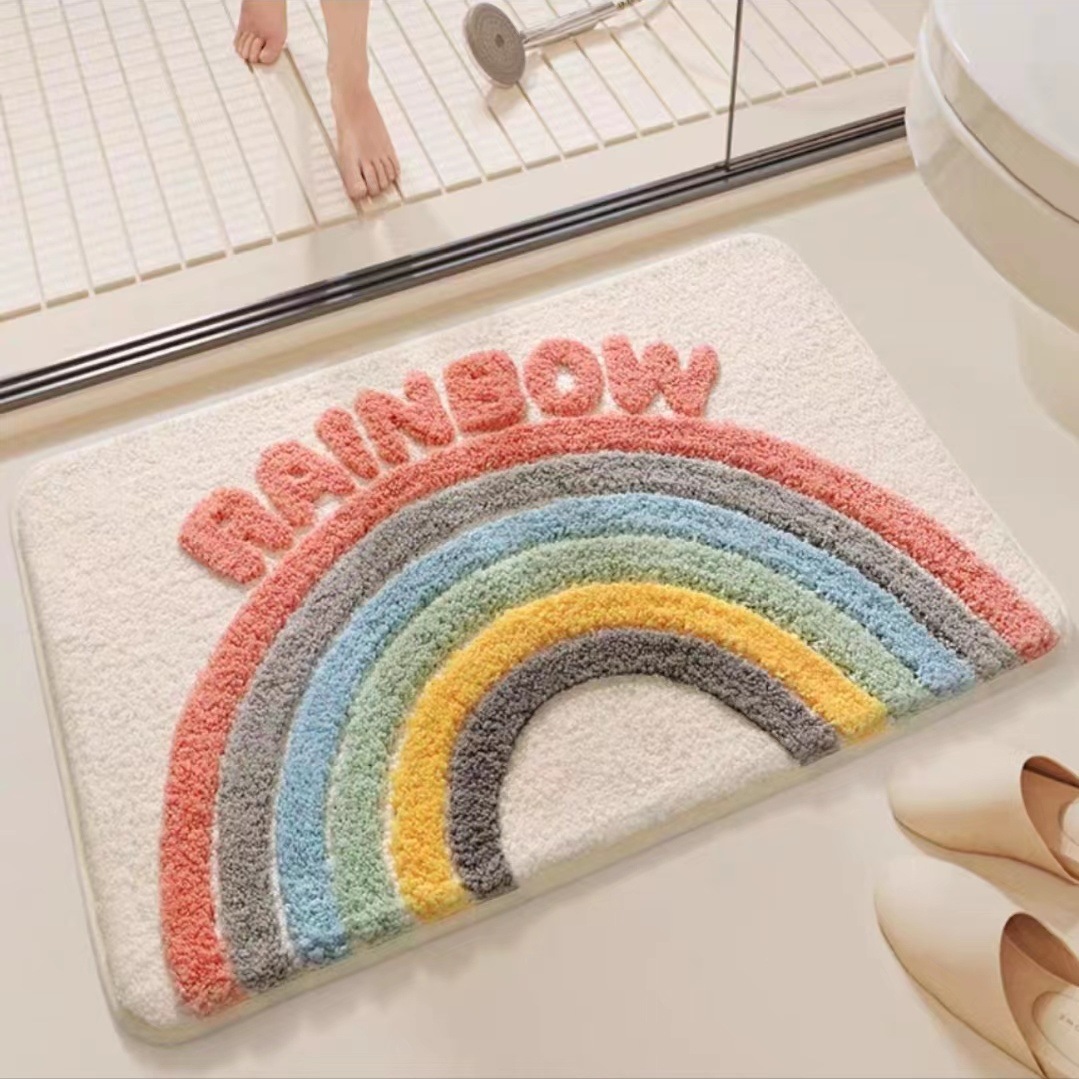 ふわふわ吸水マスコットバスマット