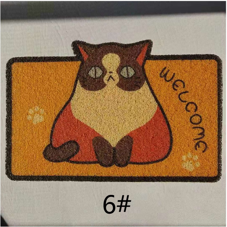 パンダ柄玄関マット バスマット 吸水 滑り止め付き 丸洗い可能