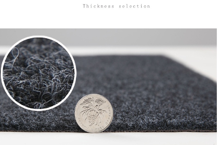 無地吸水マット滑り止め付き丸洗い可能玄関バスマット